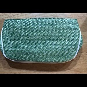 Green Vinyl Make Up Bag